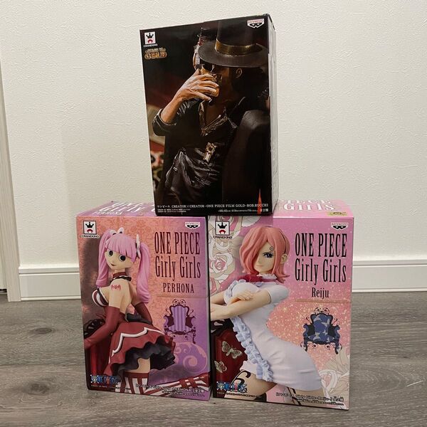 ワンピースフィギュア3体まとめ売り 一番くじ 造形師×写真家 girly girls ラストワン等