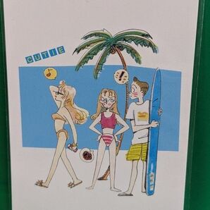 昭和レトロ 雑誌CUTIE付録 ポストカード 3枚入り