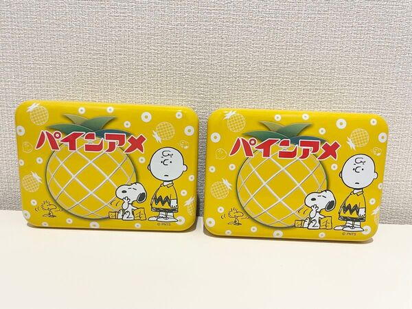 PEANUTS SNOOPY スヌーピー チャーリーブラウン パインアメ コラボ デザイン缶 限定 スヌーピータウンショップ
