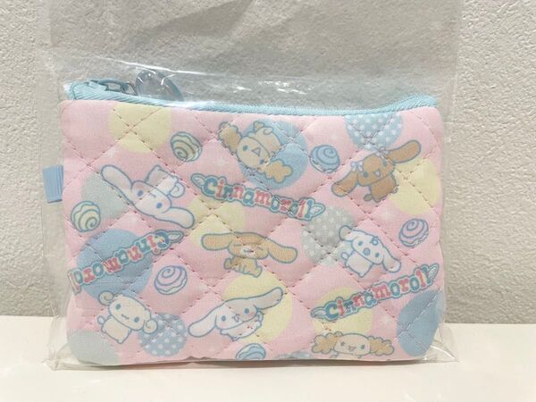 サンリオキャラクター みんなのキルトシリーズ シークレットミニフラットポーチ シナモロール シナモン ポーチ 財布 コインケース