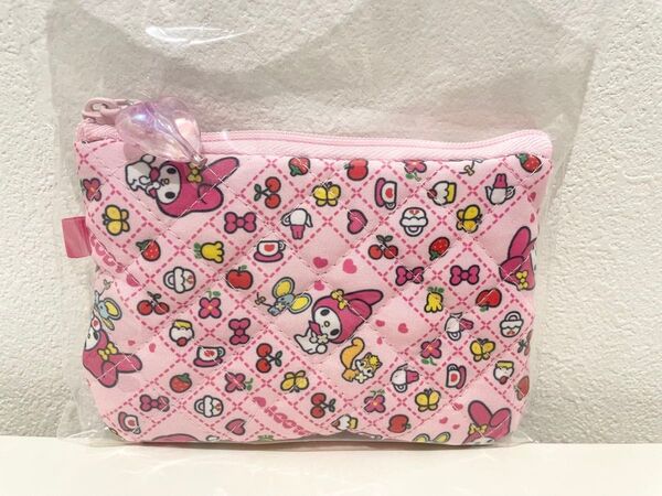 サンリオ マイメロディ マイメロ みんなのキルトシリーズ ポーチ コインケース バッグ ピンク シークレットミニフラットポーチ