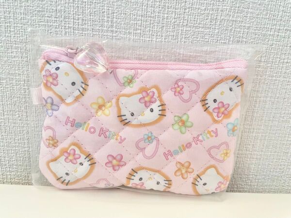 ハローキティ キティちゃん キティ みんなのキルトシリーズ キルトポーチ ミニポーチ コインケース レトロ 平成 ピンク 完売
