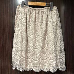 プロポーション レーススカート