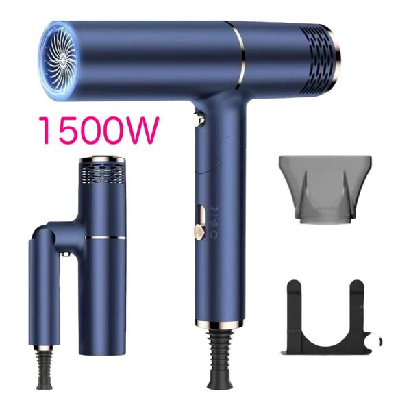 ドライヤー 大風量 速乾 サロン専用 T字型デザイン 1500W 高濃度マイナスイオン ヘアドライヤー 3段階温度調節 温冷風切替
