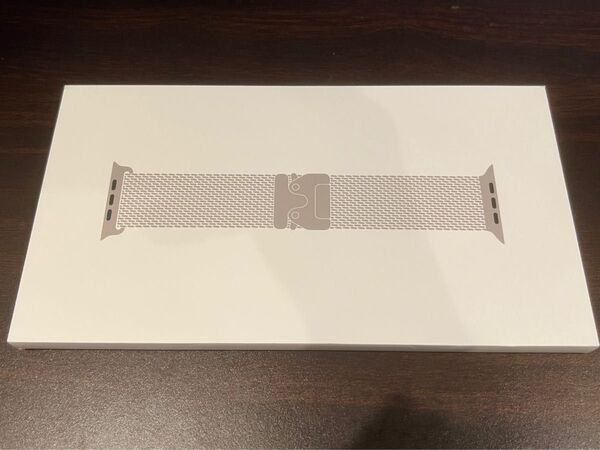AppleWatch Ultra 49mmケース用ナチュラルチタニウムミラネーゼループ - M