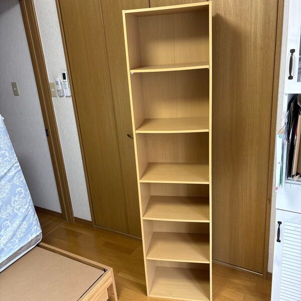 6段カラーボックス 収納棚