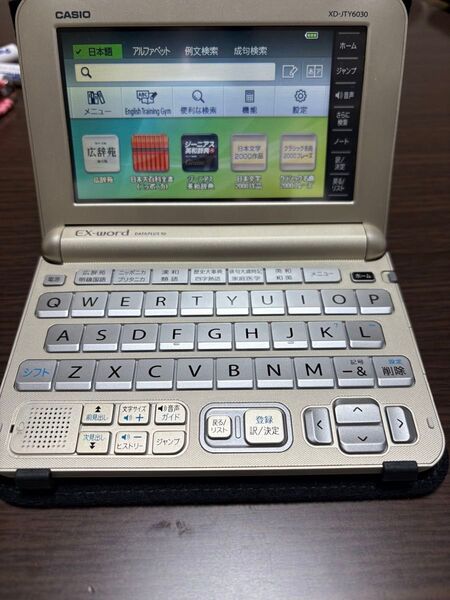 CASIO 電子辞書 EX-word DATAPLUS 10 XD-JTY6030 ゴールド