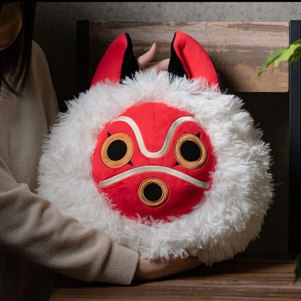【完売品】もののけ姫 クッション お面