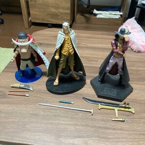 ワンピース フィギュア まとめ売り 白ひげ ミホーク レイリー ジャンク品