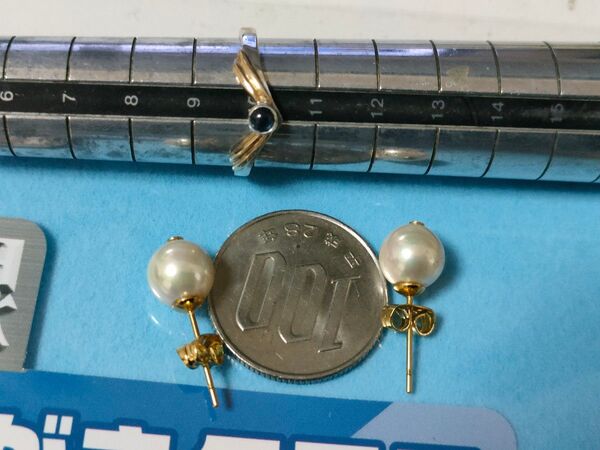 シルバーと10Kのリング 10号