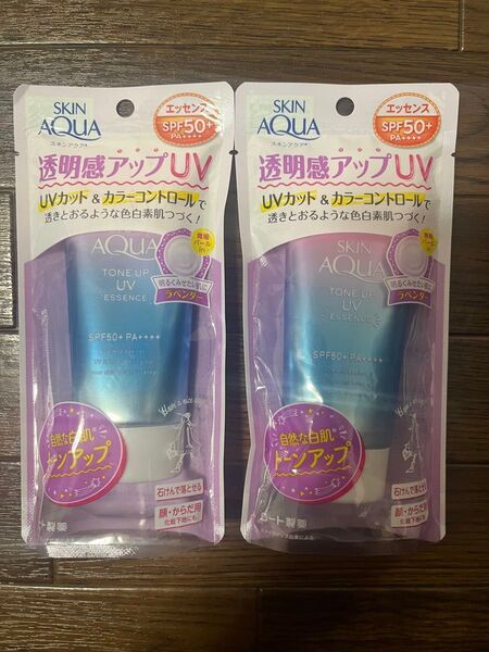ロート製薬 スキンアクア UV 80g 2つ