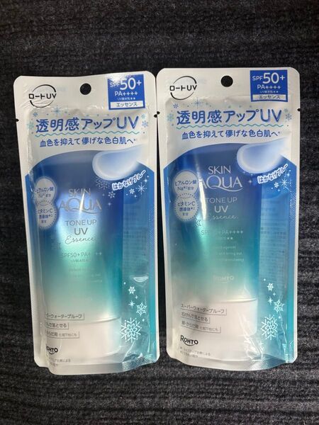 ロート製薬 スキンアクア UV 80g 2つ