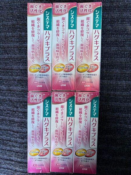 システマ ハグキプラス 90g 6つ
