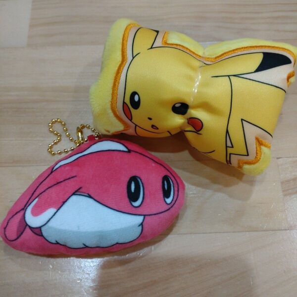 ポケットモンスター ピカチュウ ダイカットポーチ シャリタツ マスコット 2個
