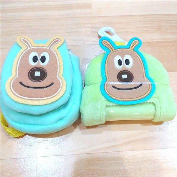 アンパンマン アップリケミニリュックポーチ パスケース 2個セット チーズ