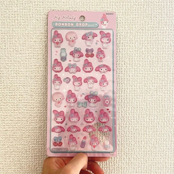 マイメロディ ボンボンドロップシール My melody bonbon drop seal