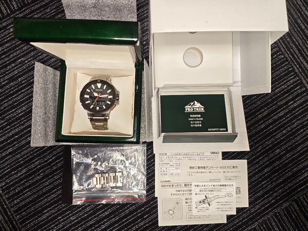 CASIO PROTREK MANASLU 世界6局対応電波ソーラー PRX-8000T-7AJF カシオ プロトレック