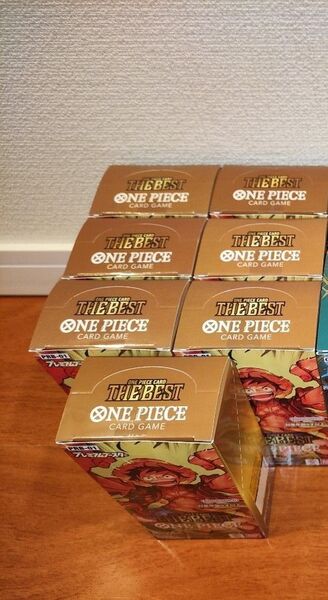 ONE PIECE 未開封 テープ付き まとめ 7箱 box プレミアムブースター THE BEST