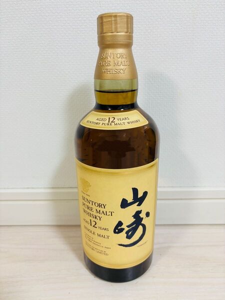 山崎12年 旧ラベル 響マーク 750mlアルコール分43% ピュアモルト