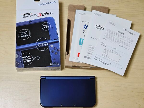 【美品】Newニンテンドー3DS LL メタリックブルー