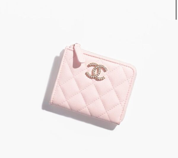 新品未使用 シャネル スモールジップ ウォレット ピンク 25SS 新作 超希少 5月17日まで出品!