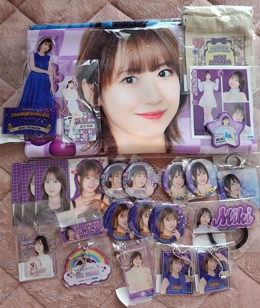 モバガチャ モーニング娘。 野中美希 MFT アクスタ グッズセット