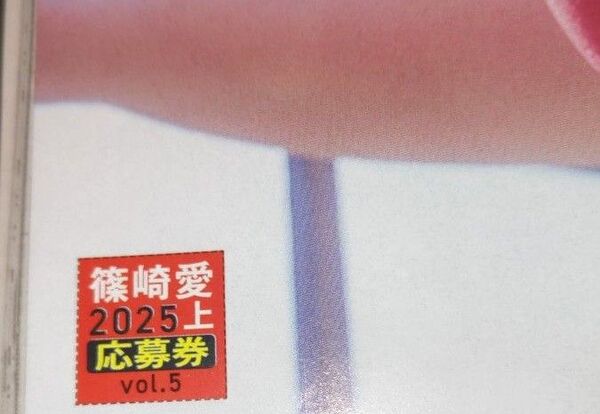 篠崎愛 プロジェクト 2025上 応募券 1枚