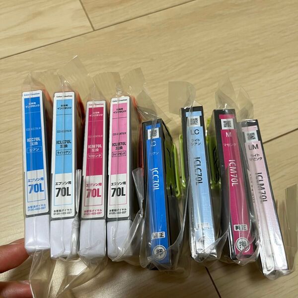 インクカートリッジ エプソン IC6CL70L 8本