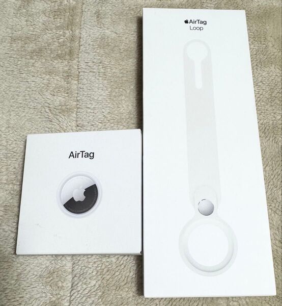 Apple AirTag エアタグ 本体 ループ ホワイト