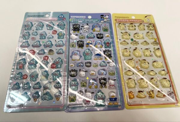 ボンボンドロップシール サンリオ 3個セット