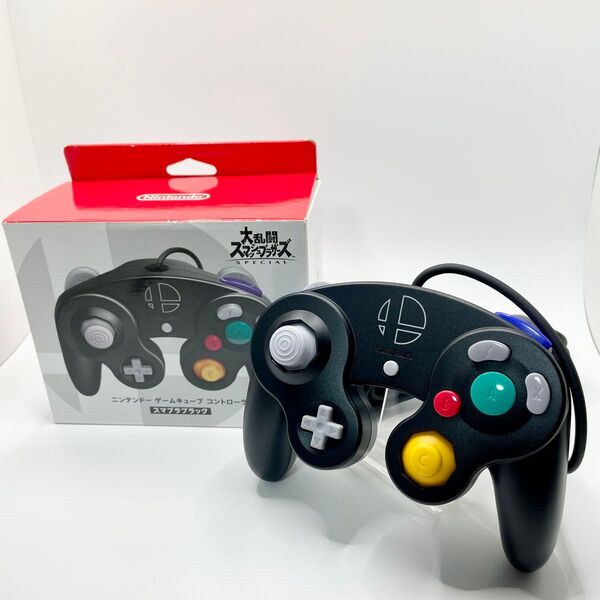 【極美品】ゲームキューブコントローラー スマブラブラック