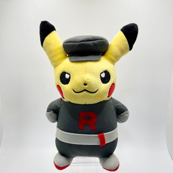 【美品】ポケモン 団員ごっこ ピカチュウ ロケット団 ぬいぐるみ ポケセン