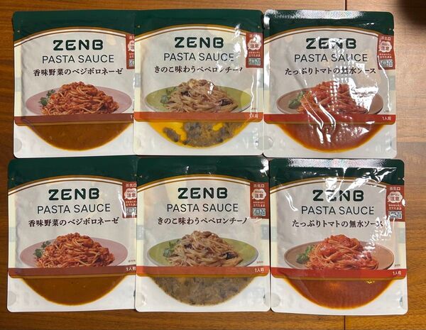 ZENB パスタソース 3種6袋