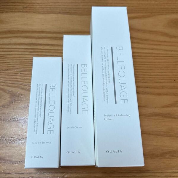【新品未使用】クオリア ベルクアージュ 化粧水 美容液 クリーム