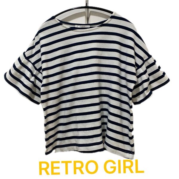 RETRO GIRL レトロガール ボーダー柄 トップス レディース