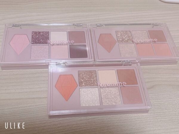 kyumme キュンミー マルチパスパレット01 02 03 アイシャドウパレット チーク ピンク オレンジ