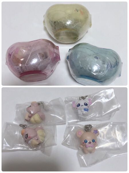 ぷちきゅあ カプセルハウスコレクション めじるしアクセサリー こむぎ ゆき ここ なっつ もふるん
