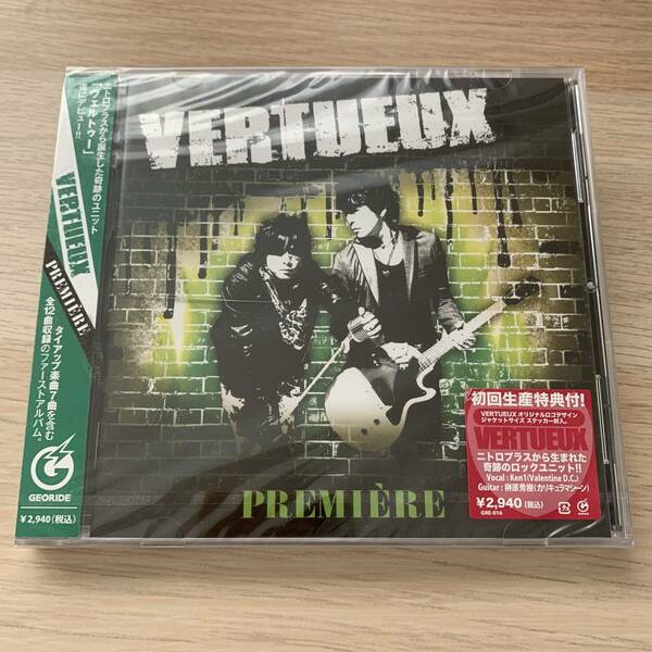 premiere / VERTUEUX CD 初回生産特典付き★新品未開封