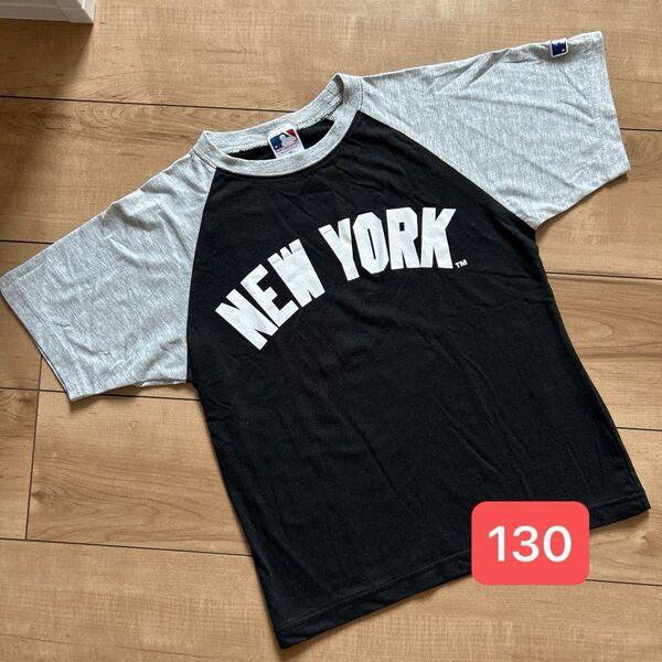 ★美品★メジャーリーグベースボール 半袖Tシャツ 野球★130★キッズ ジュニア