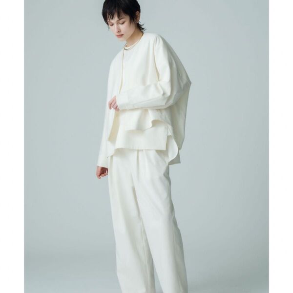 完売 25SS エブール ebure ボイルダブルクロスライトジャケット 36