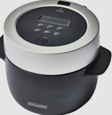 バルミューダ 炊飯器 3合炊き ブラック BALMUDA The ゴハン 電気炊飯器 K03A-BK