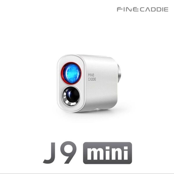 【ホワイト】J9 mini ファインキャディ 3点間測定 FINECADDIE ゴルフ 距離計 レーザー距離計