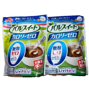2袋 リビタ パルスイート カロリーゼロ 顆粒 1.8g スティック 大正製薬