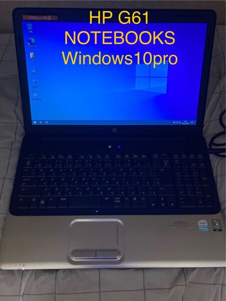 HP G61 Notebook PC Windows10.pro used品