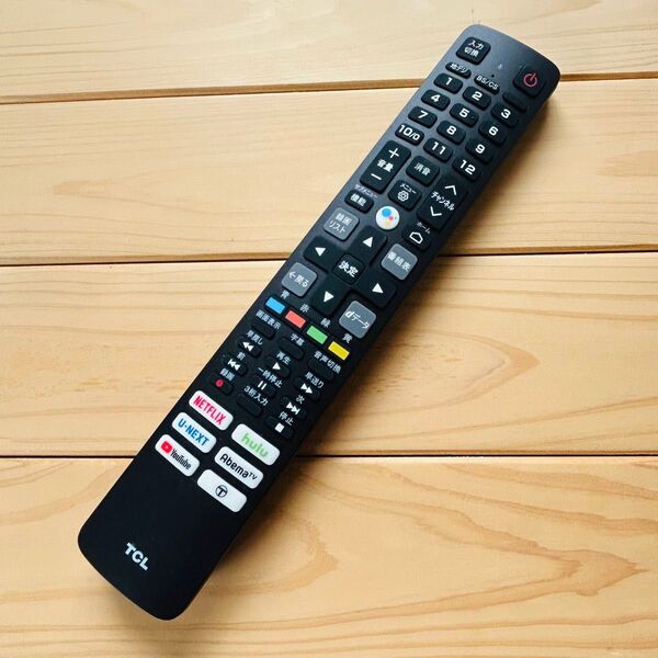 【送料込】TCL テレビ用リモコン RC610JJR1 【赤外線発光確認済み