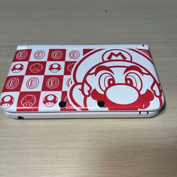 ニンテンドー3DS LL マリオホワイト(限定品)本体のみ Nintendo 3DSLL 送料無料