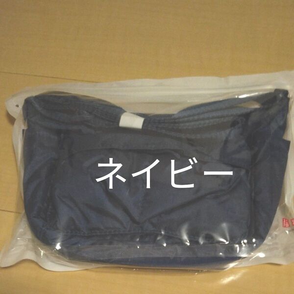【未開封】ユニクロ UNIQLO ノベルティ ショルダーバッグ マルチポケット ミニバッグ ネイビー