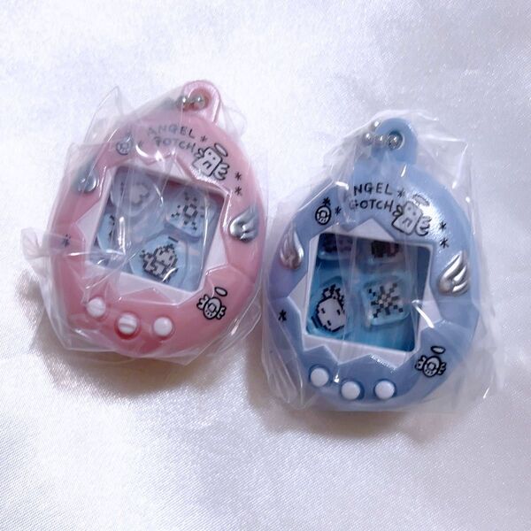 たまごっち シャカシャカチャームコレクション てんしっち ピンク ブルー ガチャ