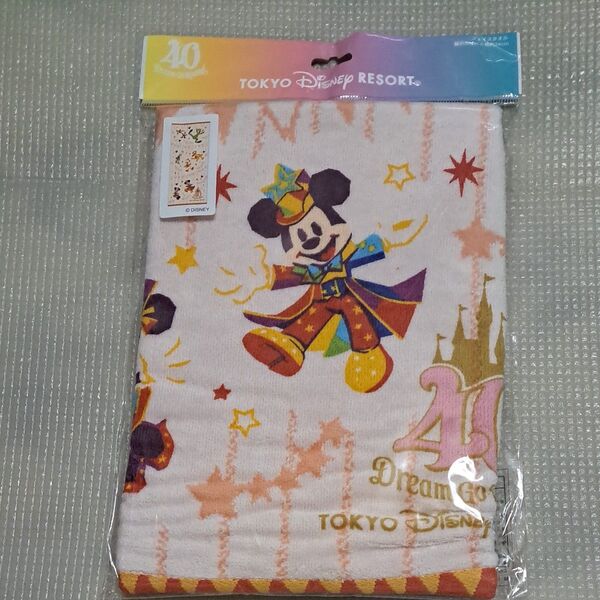 東京ディズニーリゾート 40周年 フェイスタオル ドリームゴーラウンド ディズニー ミッキー