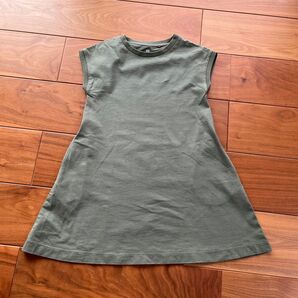 ユニクロ フレンチスリーブTシャツワンピ